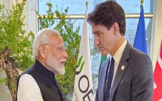 What Justin Trudeau said after meeting with PM Narendra Modi in Italy - News Karnataka
