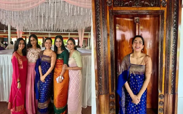 Rashmika Mandanna Attends Childhood Friend's Wedding in Kodagu - News Karnataka