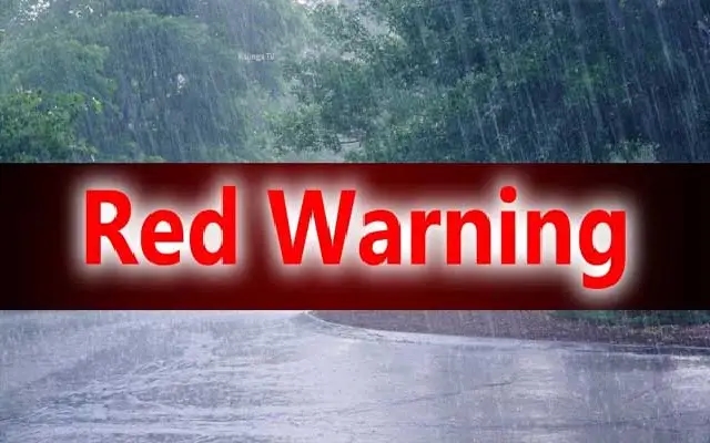 Red Alert Issued for Heavy Rainfall in Mangaluru Coastal Regions - News Karnataka