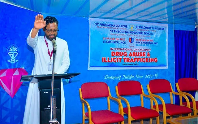 St Philomena College Observes Int'l Day Against Drug Abuse and Trafficking - News Karnataka