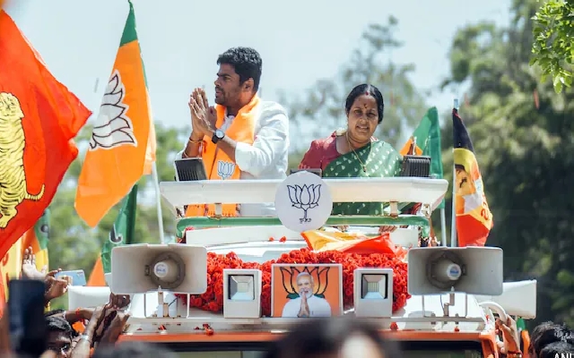 BJP Eyes Historic Gains in Tamil Nadu as Exit Polls Predict Seat Surge - News Karnataka