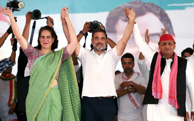 Uttar Pradesh: INDIA Bloc Leads NDA in Lok Sabha Polls - News Karnataka