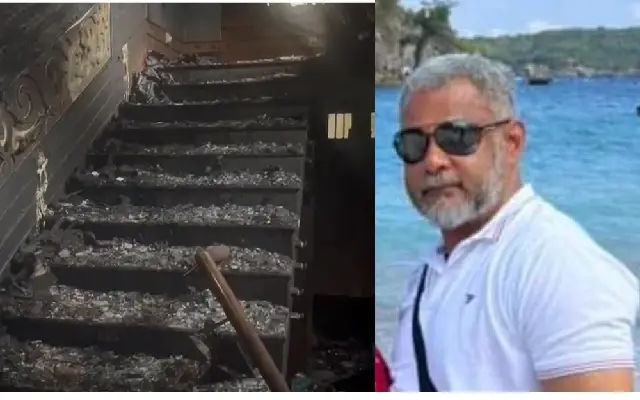 Tragic Fire Claims Life of Udupi Bar Owner; Wife Injured - News Karnataka
