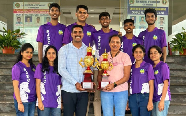 SJEC Men’s, Women’s Chess Team Secures Winners, Runner-Up Trophies - News Karnataka