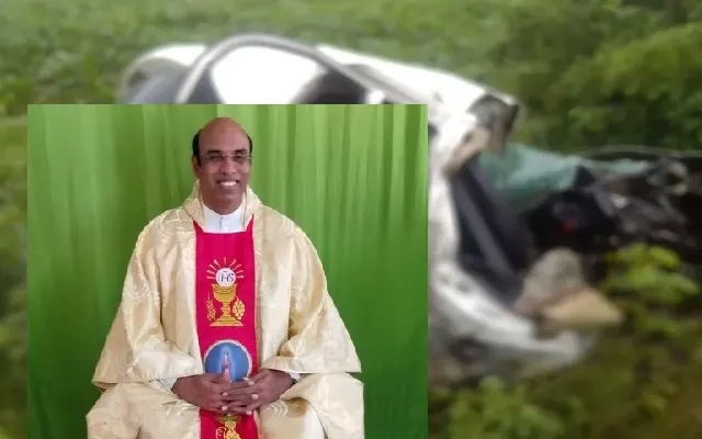 Tragic Loss for Diocese of Shimoga: Rev. Fr Anthony Peter Passes Away in Accident - News Karnataka