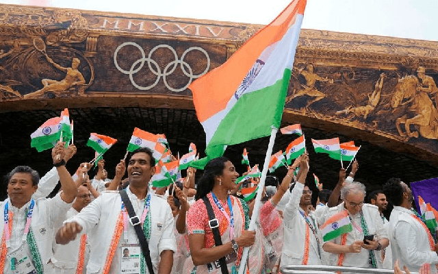 "India Shines at Paris 2024 Opening Ceremony" - News Karnataka