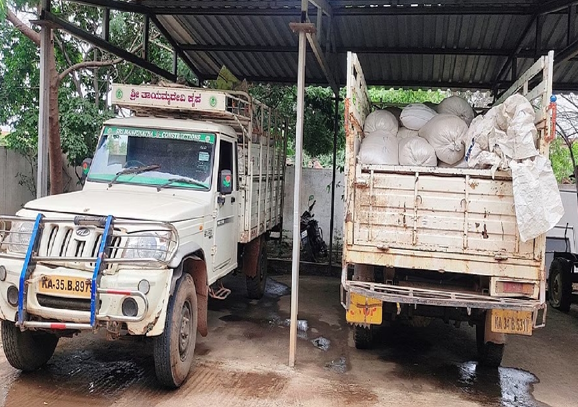 Police Seize Illegal Ration Rice in Kudathini Raid - News Karnataka
