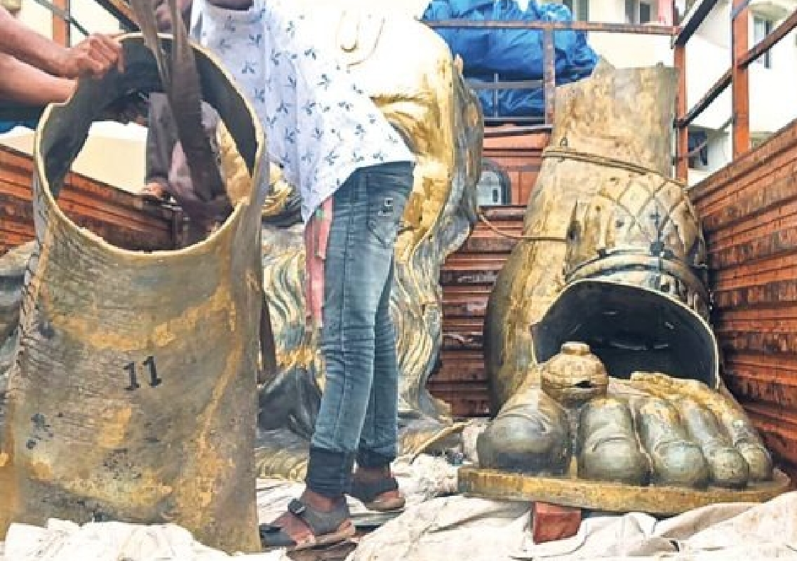Karkala: Controversy Surrounds Raid on Parashurama Idol Parts - News Karnataka