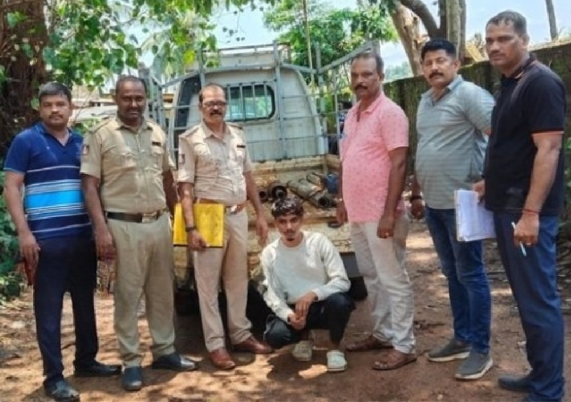 Vitla Police Arrest Suspect, Recover 16 Stolen Borewell Pumps and Vehicle - News Karnataka