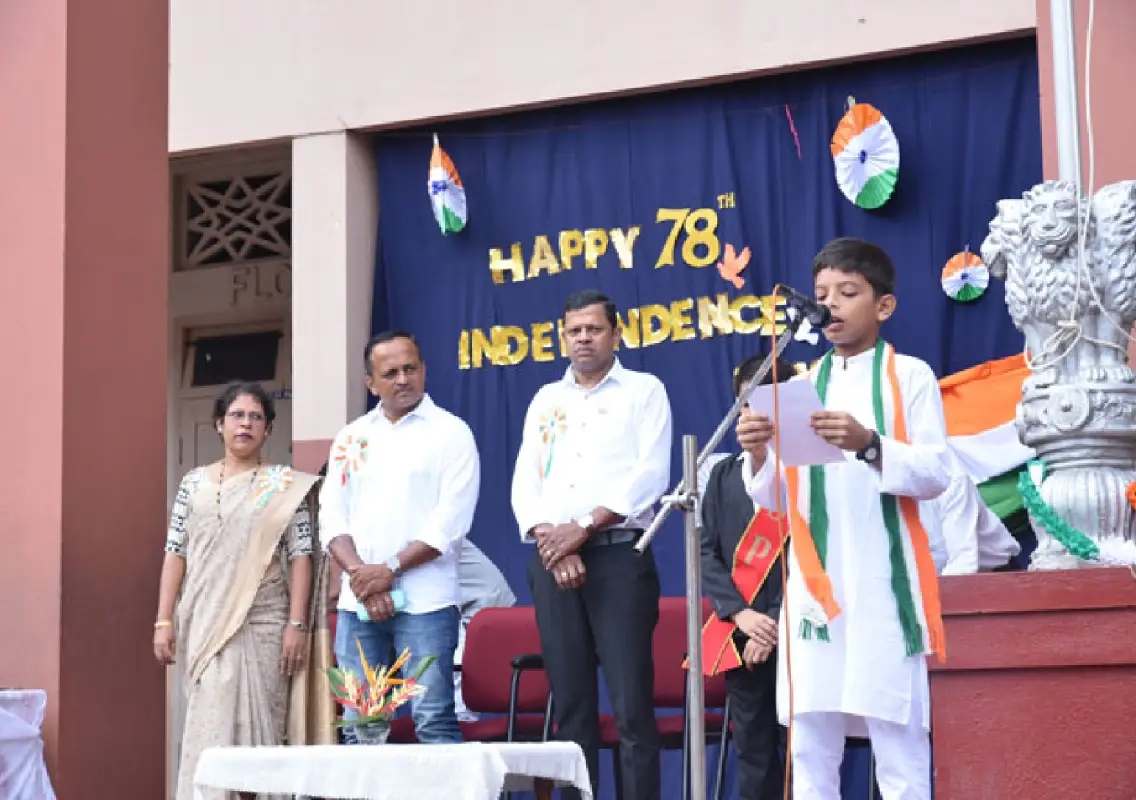 78th Independence Day Celebration at Aloysius Higher Primary School - News Karnataka