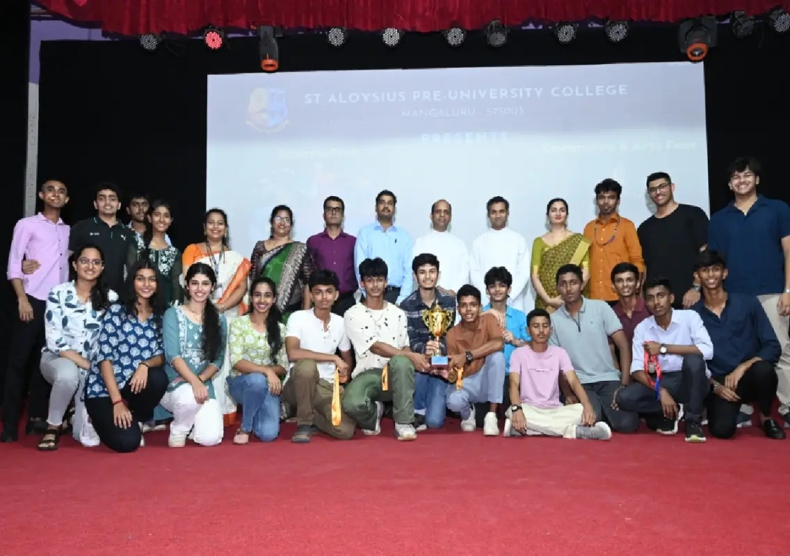 St Aloysius PU College Hosts Exciting Science, Commerce, and Arts Fest Extravaganza - News Karnataka