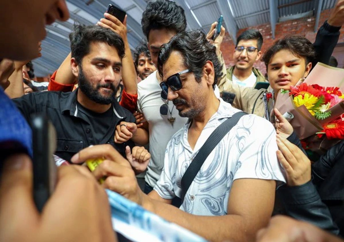 Nawazuddin Siddiqui Arrives in Kathmandu for Premiere of Nepali Film "Shambhala" - News Karnataka