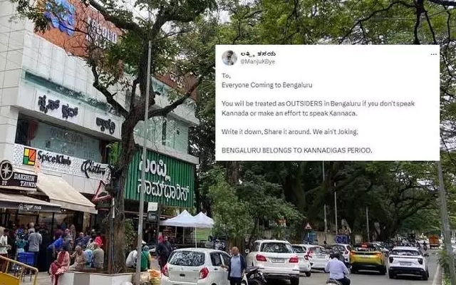Controversy Erupts Over Language Preferences in Bengaluru After Social Media Post - News Karnataka