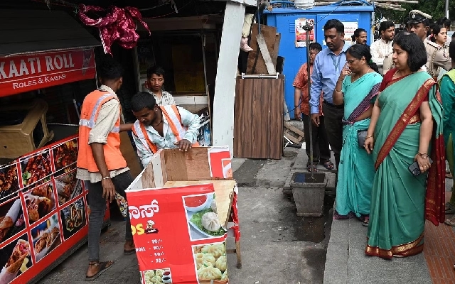 BBMP Launches Drive to Clear Encroachments on Church Street - News Karnataka
