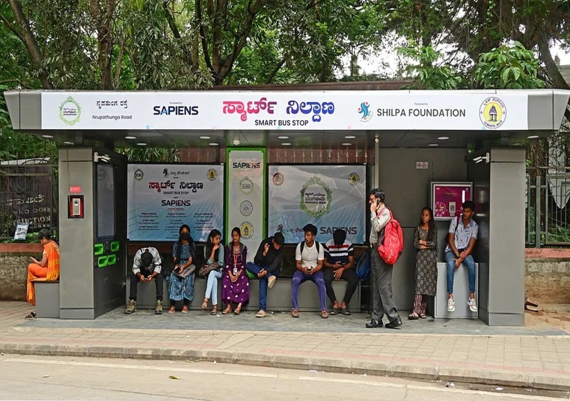Bengaluru Unveils Modern Smart Bus Stands for Enhanced Public Transport - News Karnataka