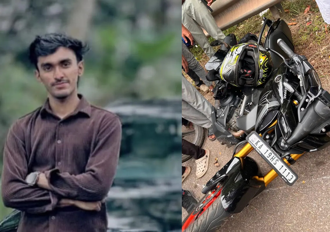 Mangalore: Student Killed as Bike Hits Iron Barricade near Netravathi Bridge - News Karnataka
