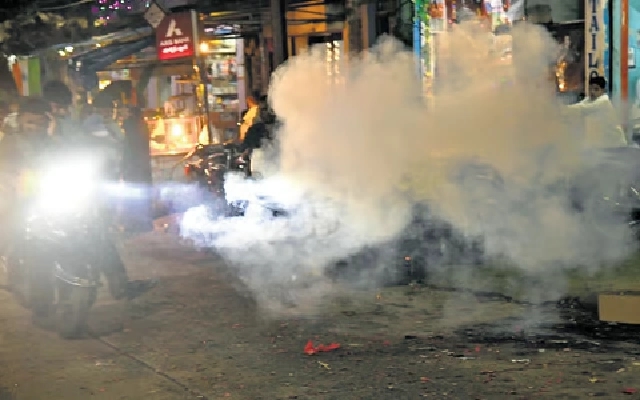 Police File Case Against Student for Reckless Diwali Celebration with Petrol Bomb - News Karnataka