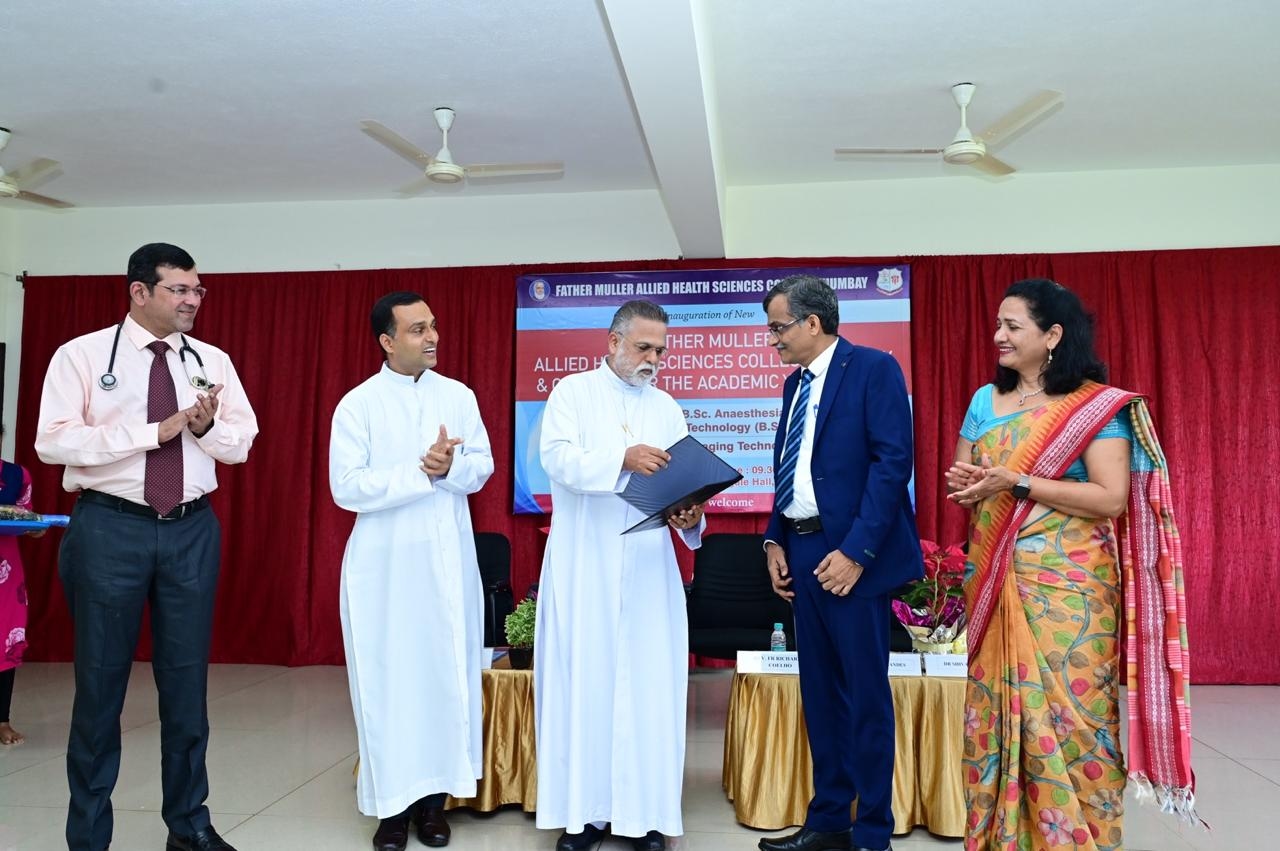Father Muller Allied Health Sciences College inaugurated at Thumbay - News Karnataka