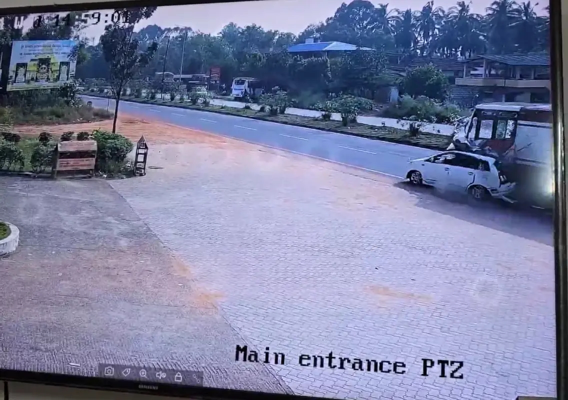 Watch Video: 7 injured in collision between Innova and insulator vehicle in Kundapur - News Karnataka
