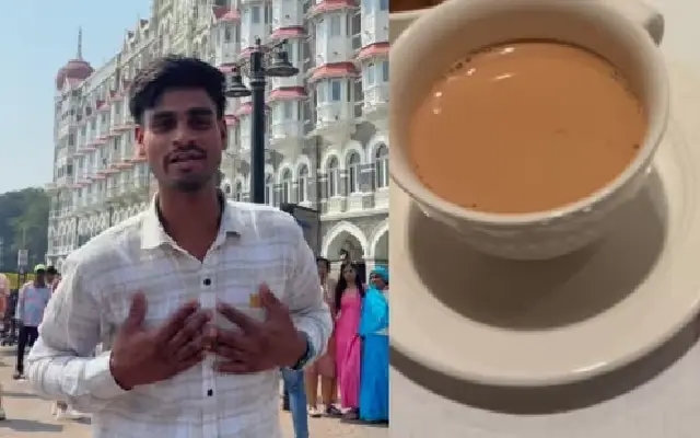 Content Creator Lives Dream of Tea at Taj Mahal Palace - News Karnataka
