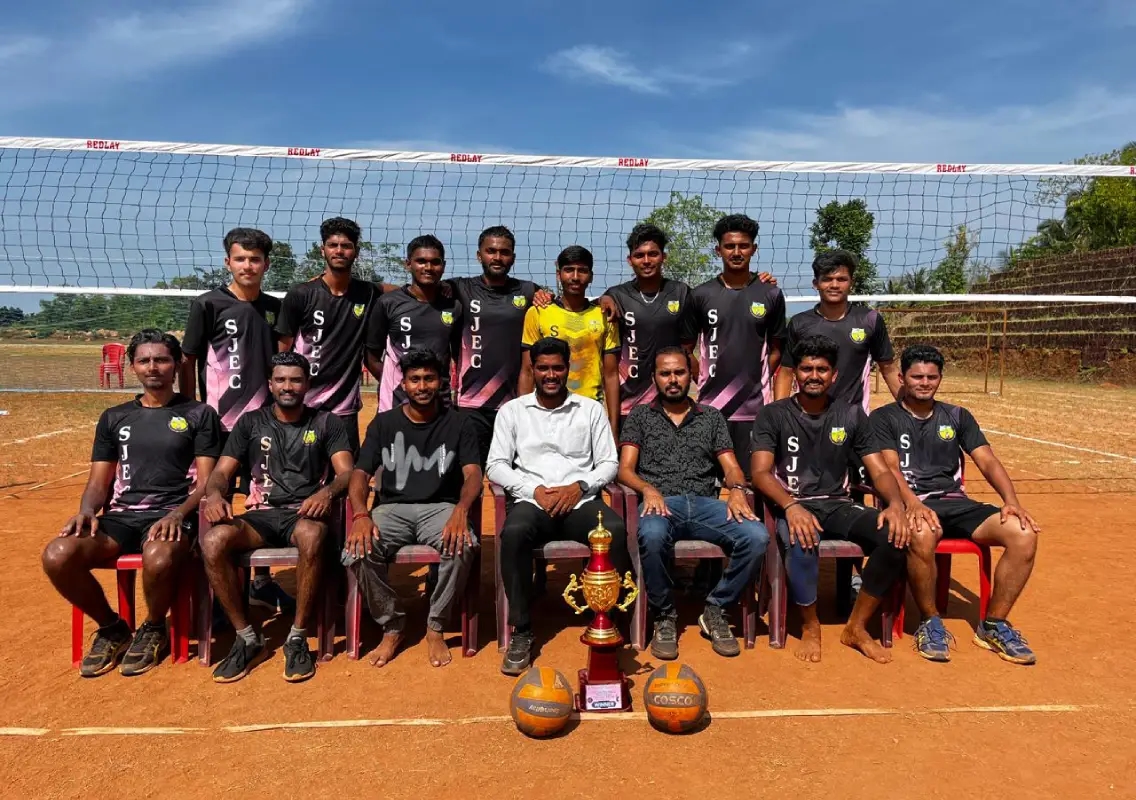 SJEC Men's Volleyball Team Triumphs at VTU Mangaluru Division Tournament - News Karnataka