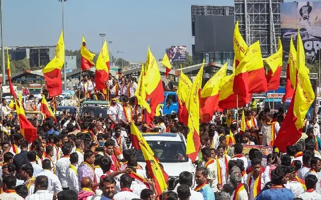 Outrage over Panjurli impersonation at Kannada Rajyotsava in Bengaluru - News Karnataka