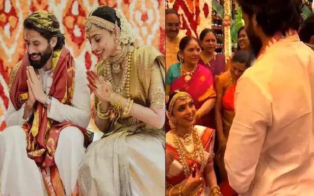 "Naga Chaitanya and Sobhita Dhulipala Tie the Knot in a Heartfelt Ceremony" - News Karnataka