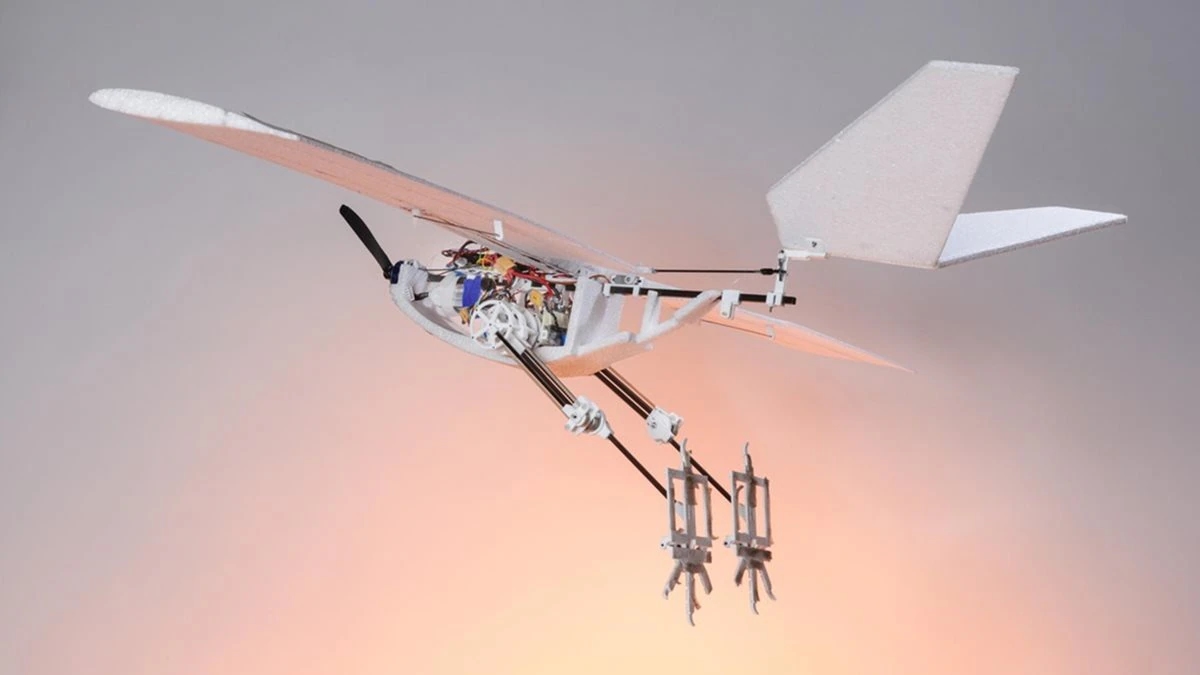 A drone robot designed to walk, hop and fly like a crow - News Karnataka