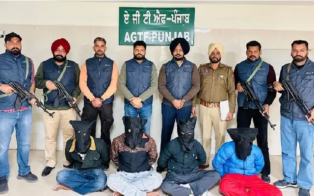 Punjab Police arrests four operatives linked to Canada-based gangster Arsh Dalla - News Karnataka