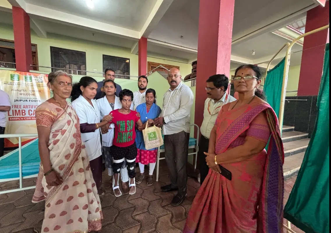 MRPL organises artificial limb camp for endosulfan victims - News Karnataka
