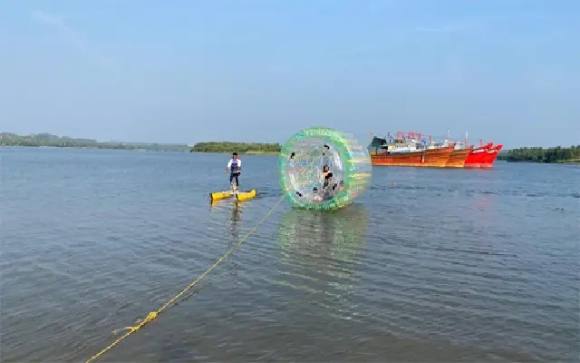 New Water Sports Facility at Nethravathi Riverbank Attracts Mangalureans and Tourists - News Karnataka