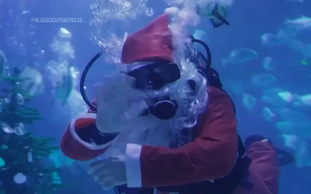 Santa brings joy underwater and to Alaska's remote communities - News Karnataka