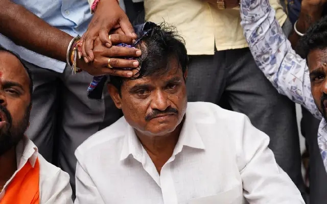 Attack on Bengaluru MLA Munirathna: Eggs Thrown Amid Controversy - News Karnataka