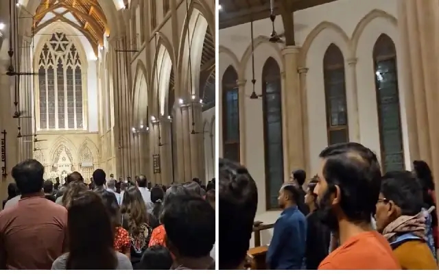 Afghan Church choir's soulful national anthem rendition stirs hearts on Christmas Eve - News Karnataka