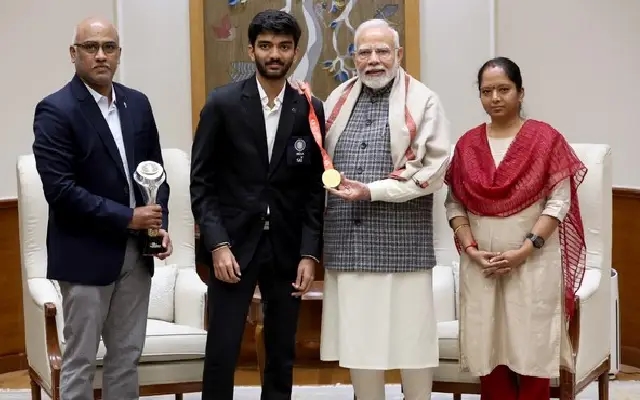 PM Modi praises chess prodigy D Gukesh for historic world championship win - News Karnataka