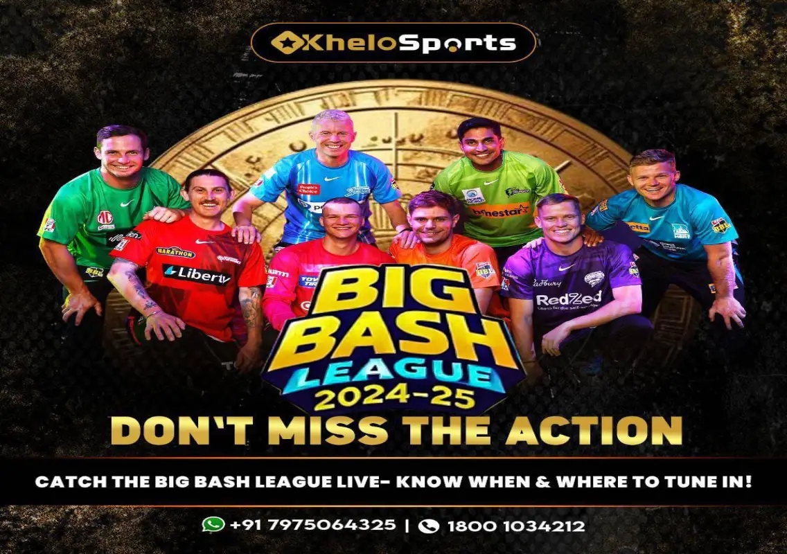 BBL Live Streaming Updates: When And Where To Watch Big Bash League 2024-25? - News Karnataka