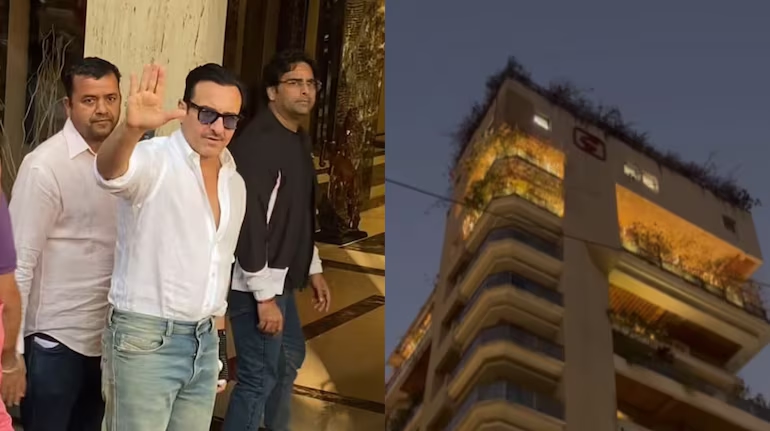 saif ali khan receives warm welcome home after hospital recovery - News Karnataka