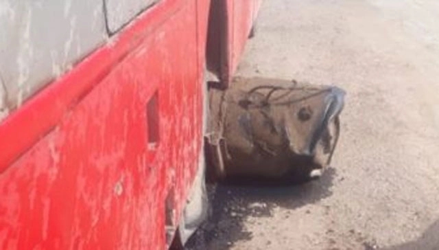 KSRTC bus narrowly avoids disaster as diesel tank falls off in motion - News Karnataka