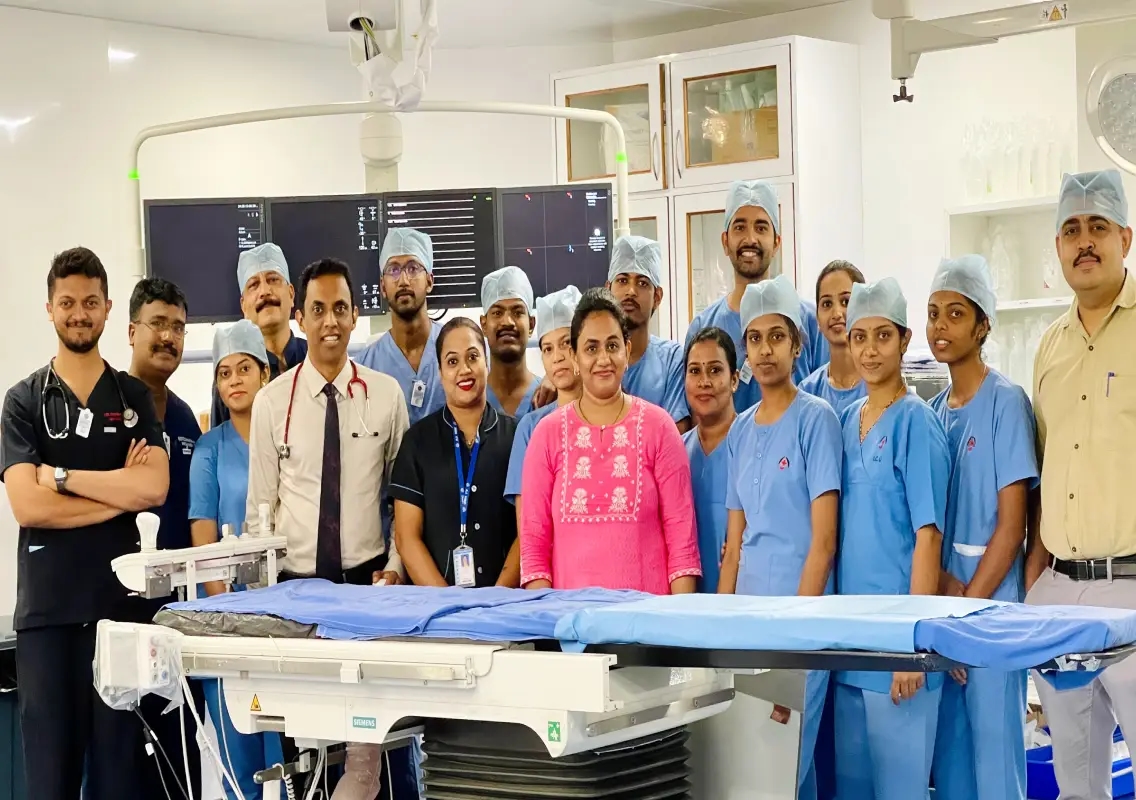 Newborn with critical heart disease successfully treated at AJ Hospital - News Karnataka