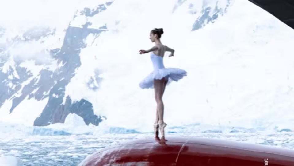 Ballerina’s breathtaking performance on icy ship leaves internet in disbelief - News Karnataka
