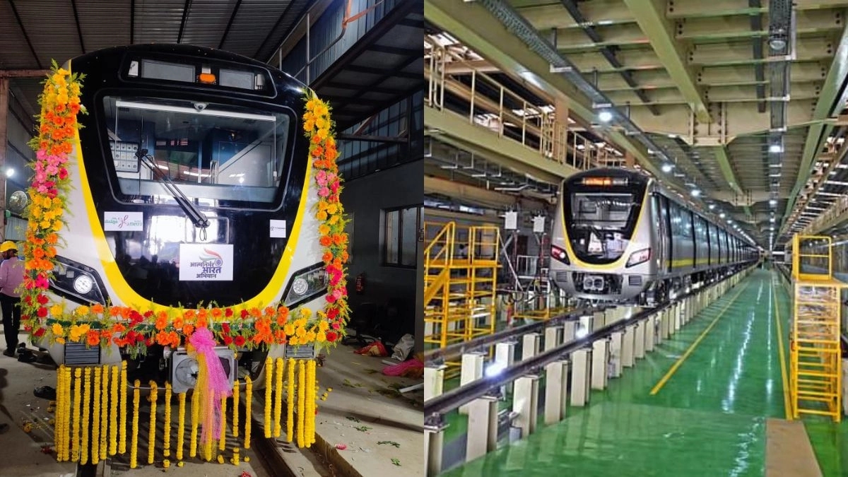 India's first Made-in-India driverless train for Bengaluru Metro - News Karnataka