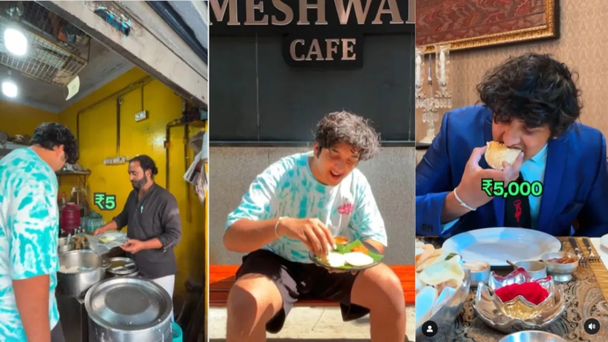 Content creator tastes idli for Rs 5, Rs 50, Rs 500 and Rs 500 - News Karnataka