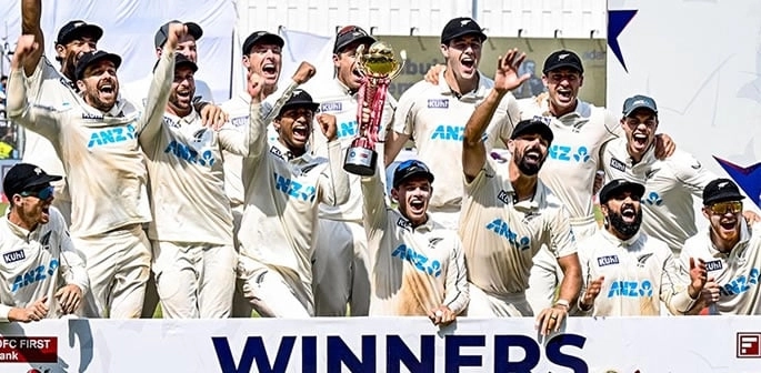 New Zealand's Historic 3-0 Test Series Win in India Nominated for Halberg Awards - News Karnataka