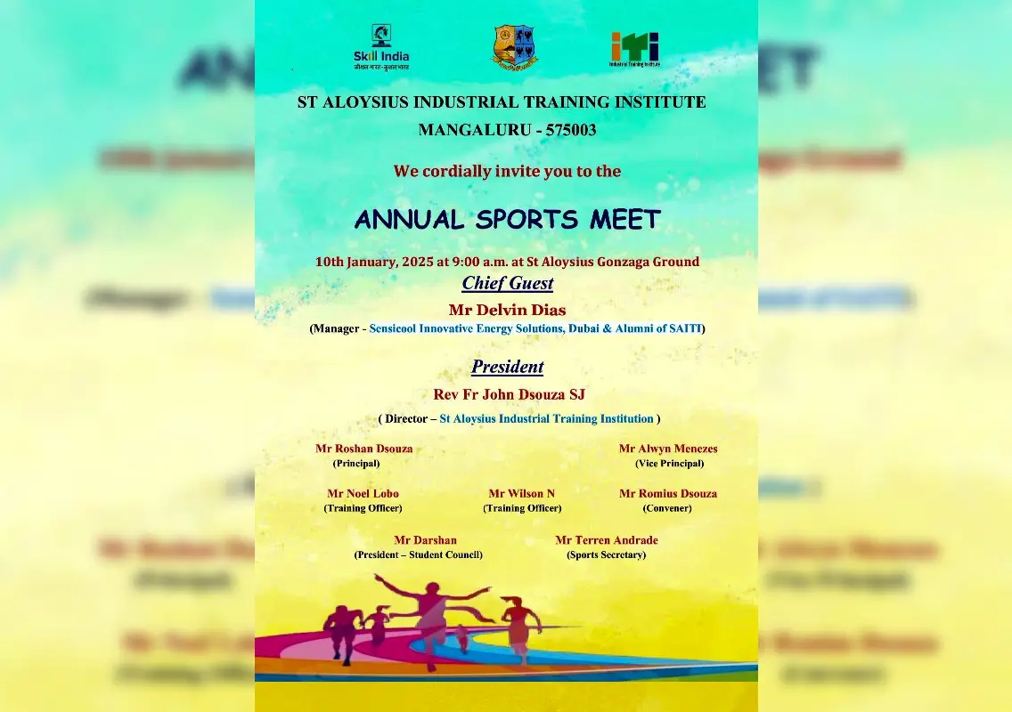 Annual Athletic Meet 2025: St Aloysius ITI Celebrates Sportsmanship - News Karnataka