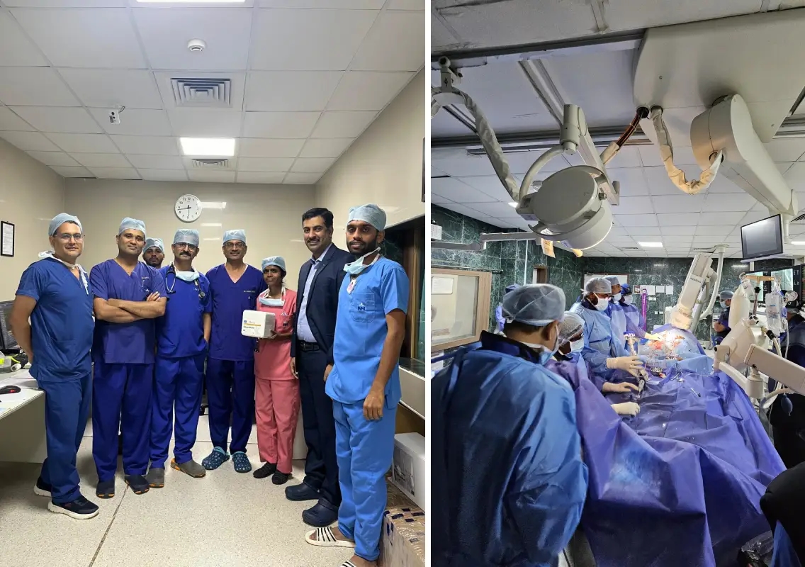Narayana Heart Centre conducts first TAVI procedure in Dharwad - News Karnataka