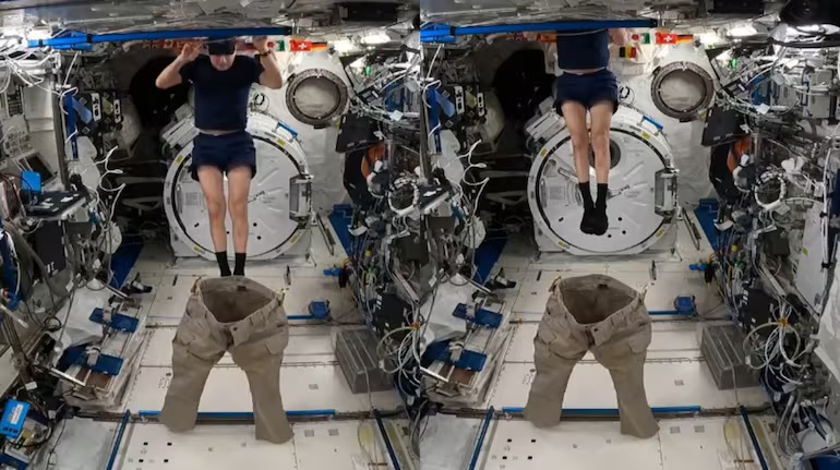 NASA Astronaut Don Pettit's ‘Two Legs at a Time’ Pants Trick Goes Viral - News Karnataka