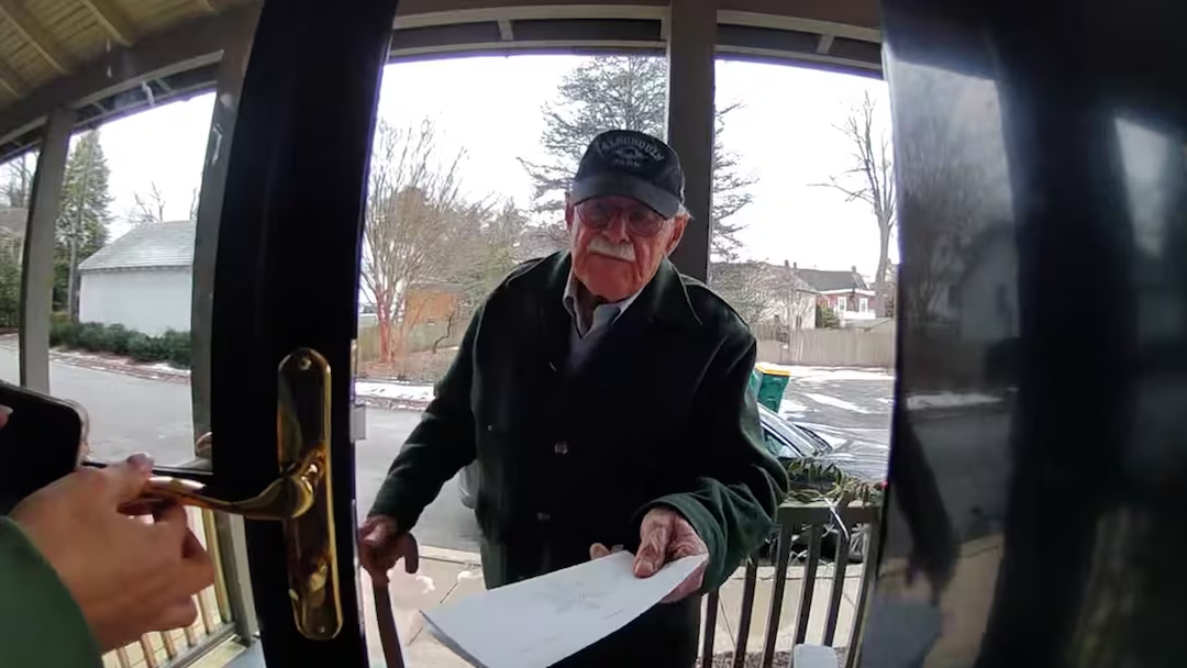 87 year old man sends handwritten invitations to his birthday party, wins hearts - News Karnataka