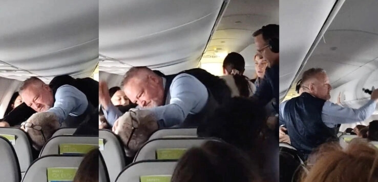 Airhostess punches passenger's face after he pulls her hair on plane - News Karnataka
