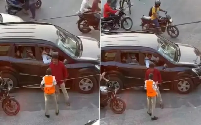 Bengaluru Man Booked for Halting SUV, Arguing with Traffic Cop - News Karnataka