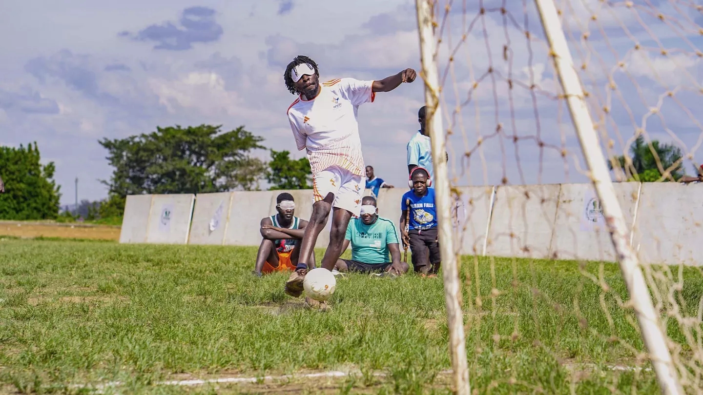 Blind boys come together to play football in Uganda - News Karnataka